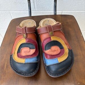 Colorful Patchwork Leather Slippers for Women